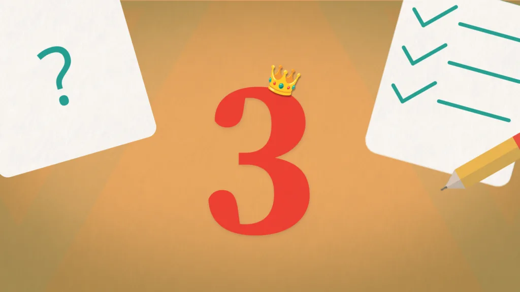 Titelbild für den Artikel: Die Macht der 3 – und wie du sie im Storytelling nutzt