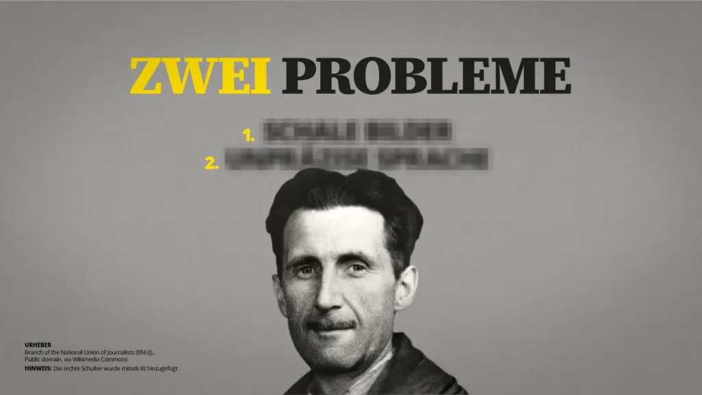 Titelbild zum Artikel: Erzählen wie George Orwell – Frische und präzise Bilder für dein Storytelling